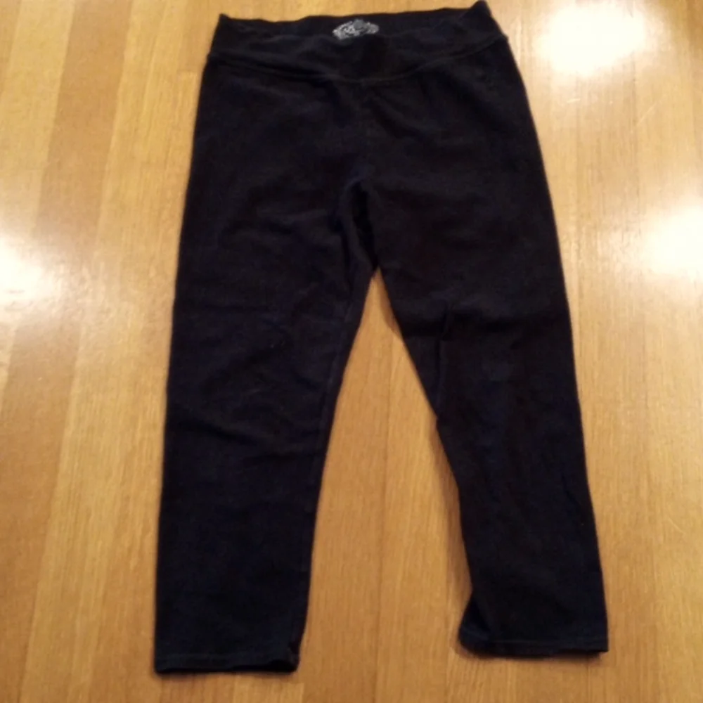 Justice Y2K girls Black Leggings Women's 14